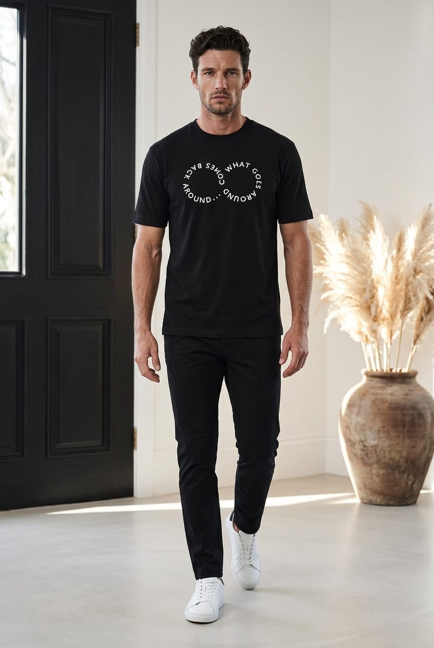 Karma the infinite loop Graphic Tee