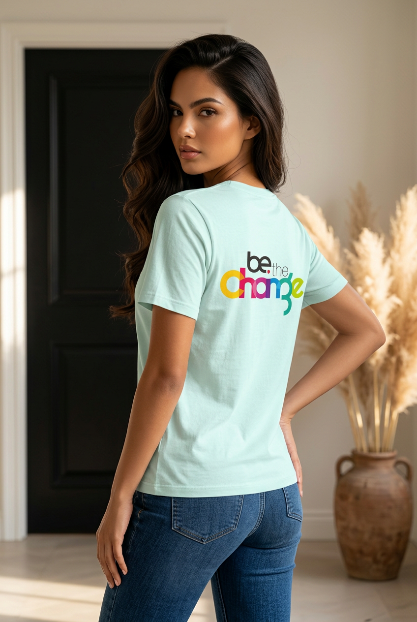The "Be The Change" Double-Sided Graphic Tee